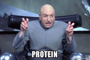 dr evil protein meme