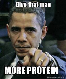 obama gives protein