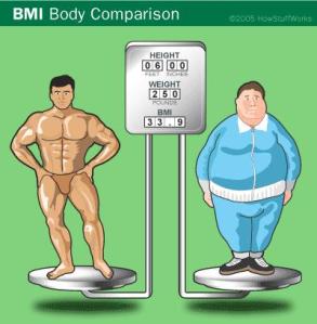 BMI fat and muscle same
