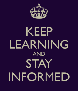 keep learning stay informed